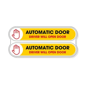 Automatic Door Sticker Sign Automatic Door Sticker Sign