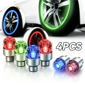【FathersDayGift】LED wheel light Waterproof Luminous Car Tire Valve Caps Vibration-Sensitive LED Tire Valve Cap-bicycle car motorcycle tire led