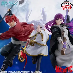 Banpresto Frieren: Beyond Journey's End – Frieren, Fern & Stark Maximatic Attack Charge Ver. Figure Collection Anime PVC Figure Collectible Figurine Display