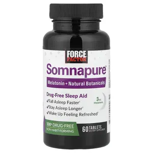 Force Factor Somnapure®, Drug-Free Sleep Aid, 60 Tablets