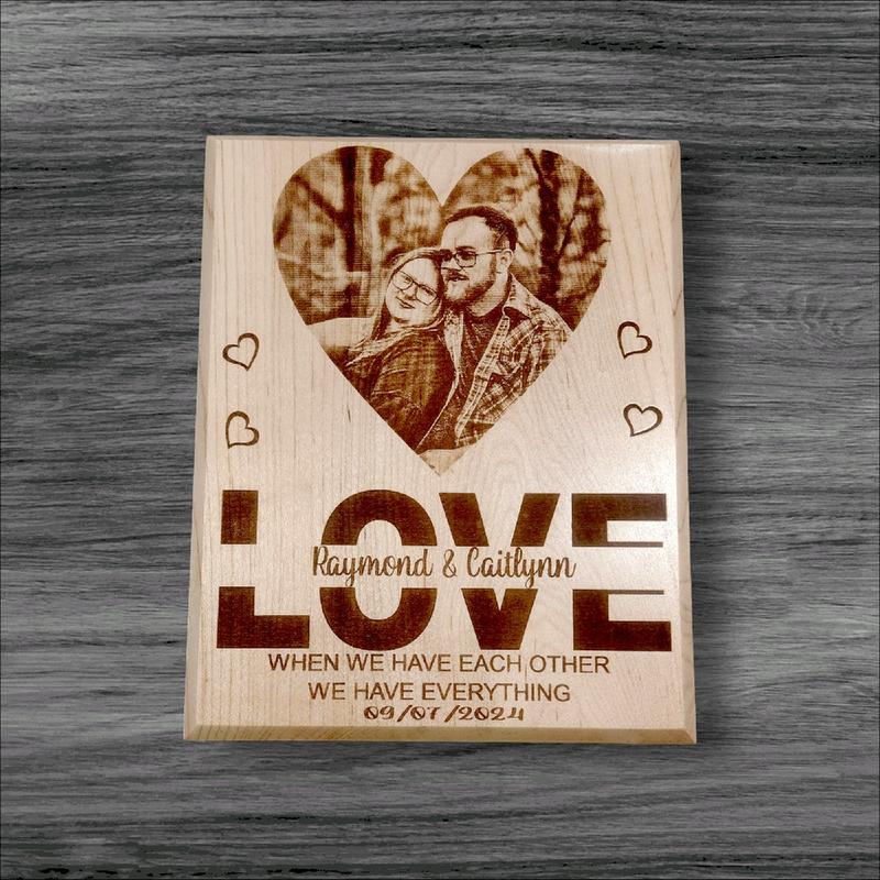 Love Marriage Plaque - Perfect for Weddings and Anniversaries
