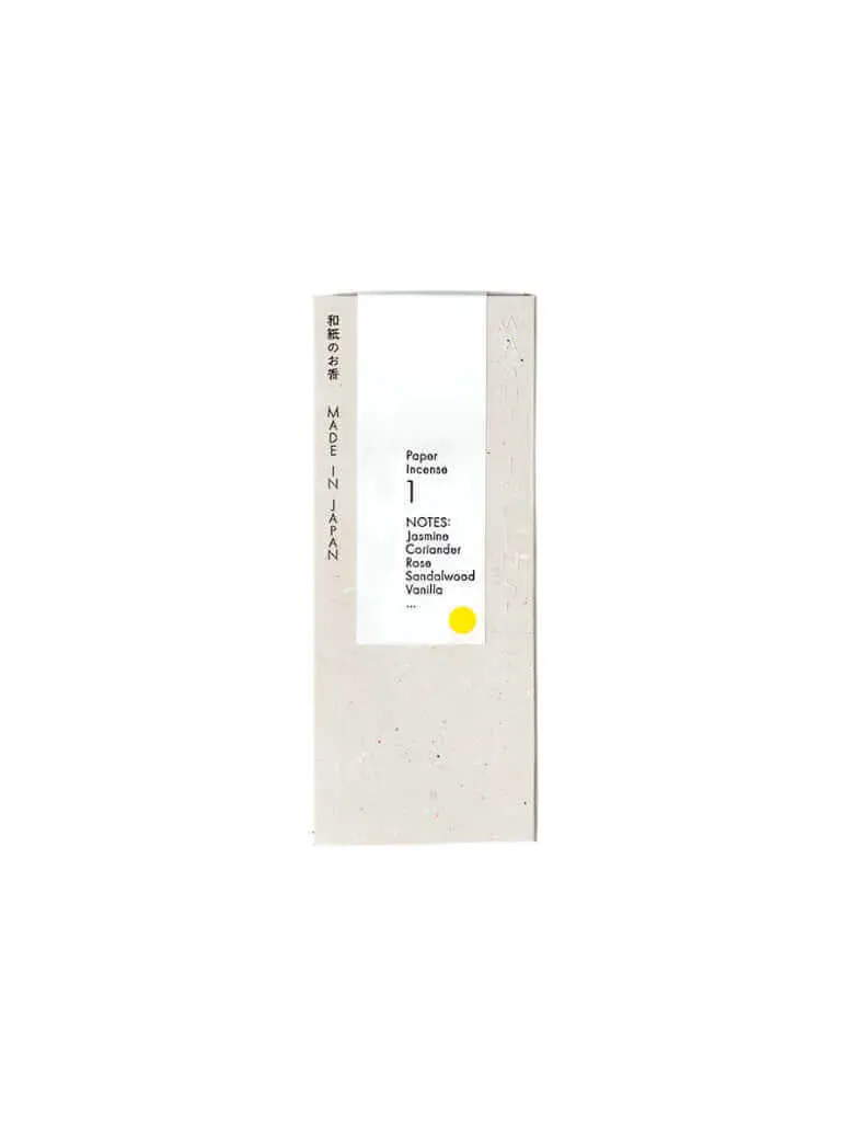 Washi Paper Incense Strips - #1 Floral Warmth