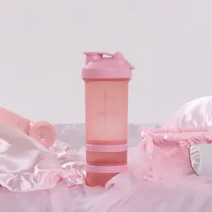 Dream Pink Shaker Bottle With Storage Compartments