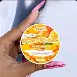 Hllozzi Mango Mania Body Glaze Skin Moisturizer      2 oz - Refreshing Formula for a Smooth, Glowing Finish