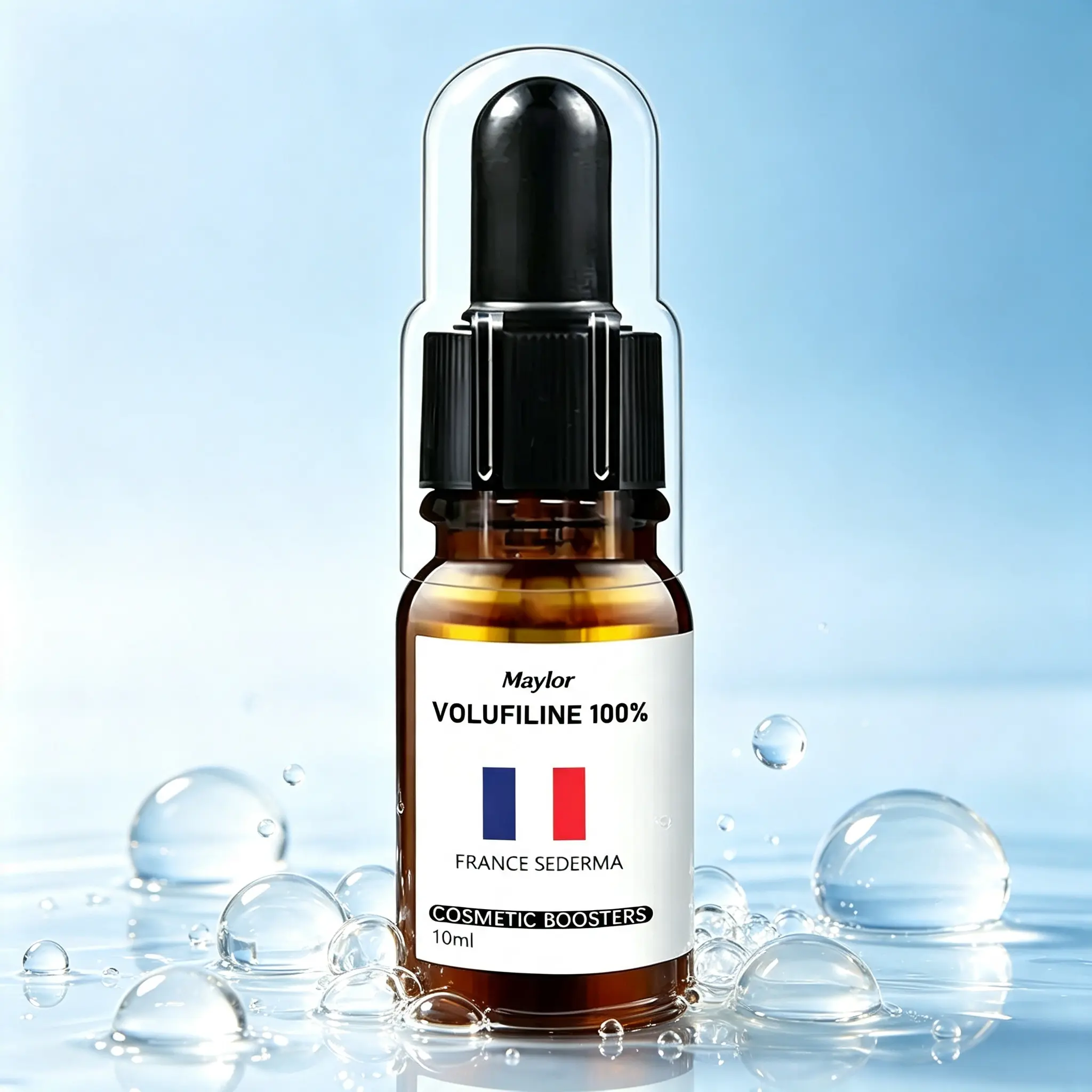 Maylor Volufiline Cosmetic Booster Serum - 10ml Lightweight France-Sourced Oil-Soluble Beauty Base, DIY Skincare Ingredient for Face & Body Formulations, Custom Blend Use