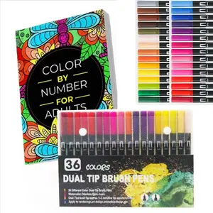 Color By Number For Adults: 75 Beautiful Pictures Designed For Fun, Adult Relaxation & Stress Relief Coloring. Features Flowers, Animals, Mandalas, Nature & Landscapes. Paint Markers Set