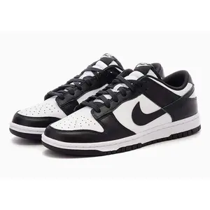 Nike Dunk Low Retro White Black Panda (GS) CW1590-100 New