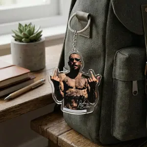 JB Acrylic Keychain, Swag Launch Charm, Kpop Style Keychain, Fan Gift, Bag Charm, Music Keychain