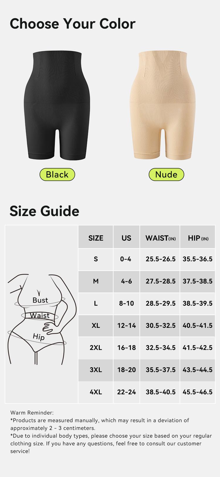 (2-Pack Fajas Colombianas Shaping Pants ) KKpeople Tummy Control Pants for Women Butt-Lifting Shapewear, Sexy and Comfortable High-Waist Body Sculpting Garment Womenswear Compression