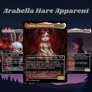Proxy 100+ Cards Arabella Hare Apparent Rabbit Tribal Custom Full Commander EDH Deck Gift Full Art Collectible High Quality Strategy
