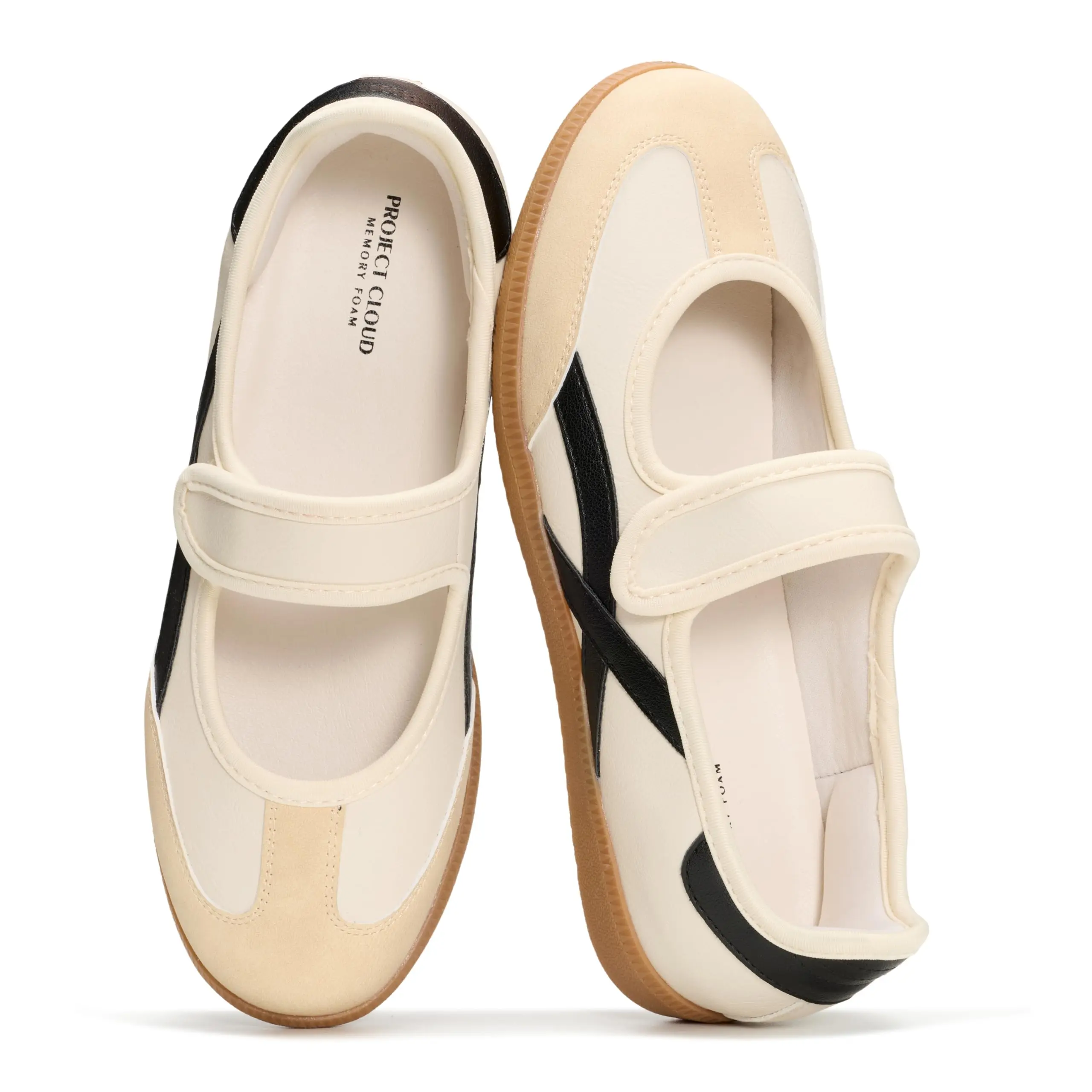 Project Cloud Women's Leather Sandals | Casual Summer Footwear for Women | Memory Foam Insole | Lightweight Non-Slip – Spring