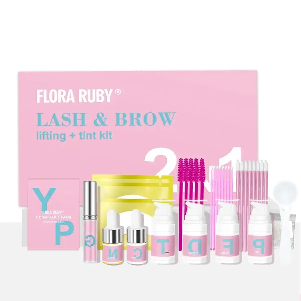 Eyelash Lift Kit, 1 Box Eyelash Perm Kit, Professional Eyelash Brow Dye Eye Lamination Makeup Tools, Eye Makeup Products for Women, Makeup Tool Set