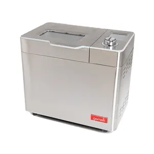 The Gemelli Home Artisan Bread Maker: Stainless Steel Bread Maker with Digital Display and 21 Functions