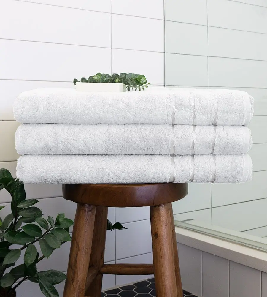 Bamboo Bath Sheet for Shower, Pool, or  Spa - Oversized, Sustainable, Highly Absorbent, Odor-Resistant