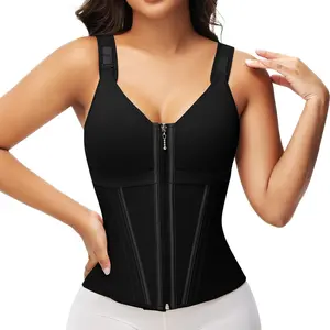 SHAPESHE Waist Shapewear Corset for Women 2-Layers Sport Workout Shapewear Vest