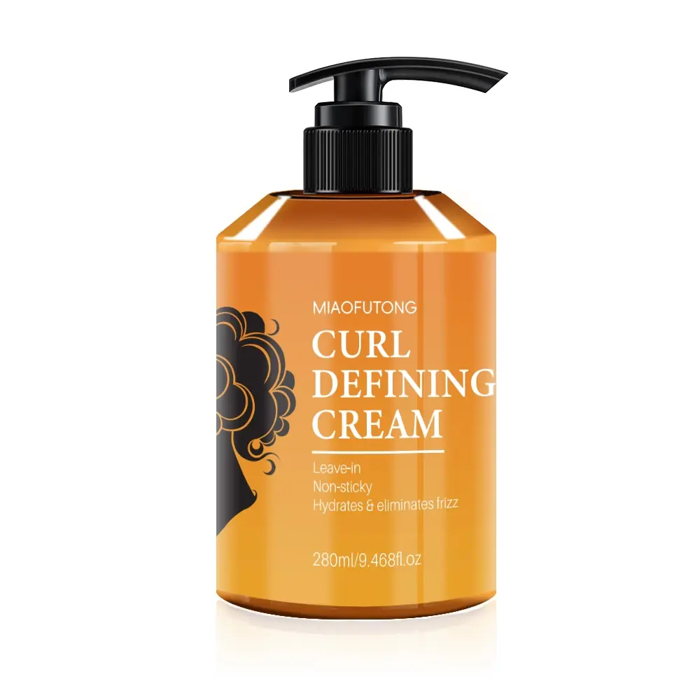 2-pack Curl Cream, Curly Hair Product, Haircare, Moisturizing, Volumizing, and Styling, Shapes Hair Without Hardness, Elastic Styling Cream