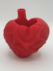 Anatomical heart vase, 6"h,  accurate heart representation, heart vase, Great gift Idea