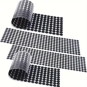 100 Pairs Self Adhesive Dots, Hook and Loop Dots, Strong Adhesive, Durable Double Sided, 0.39 Inch Diameter, Waterproof Adhesive, DIY Crafts, Classroom Use