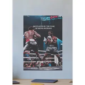 Terence "Bud" Crawford Unframe Poster | Boxing Champion Paper Print | Motivational Wall Art | American professional boxer | Gift for boxing fans