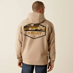 Men's Ariat Camo Hex Hoodie