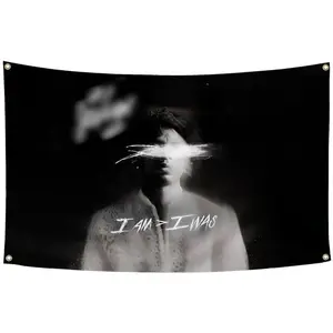 Rapper Flag 3x5 Ft I am I was Poster Music Tapestry College Dorm Room Guys Man Cave Frat Bedroom Wall Banner Decor