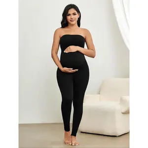 Maternity Jumpsuit, Comfortable Pre-Natal Pregnancy, Essential Summer Maternity Wear, Prenatal Maternity Clothing, Must-Have for Expecting Mothers