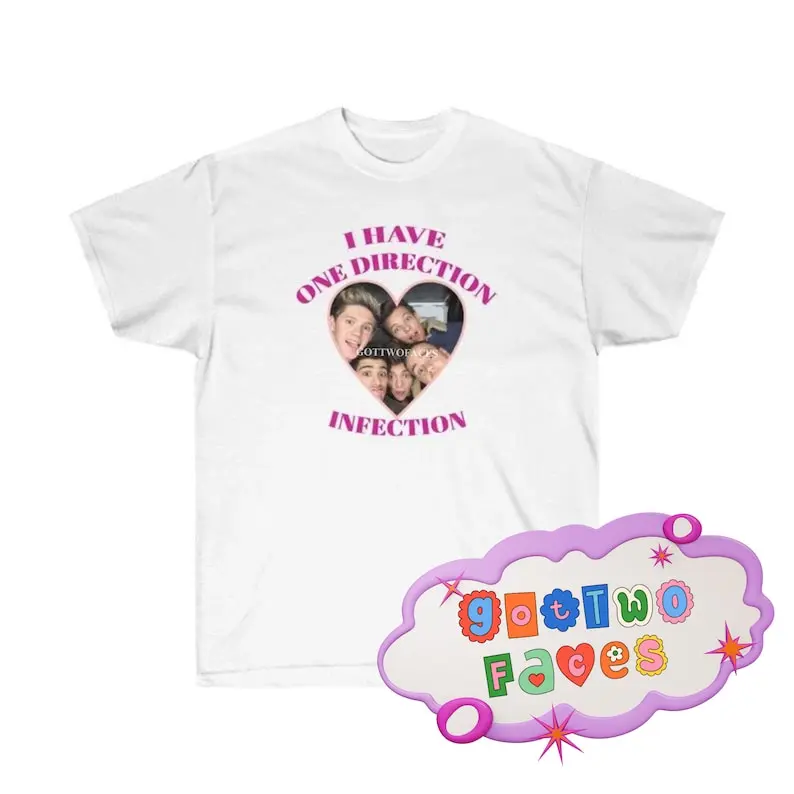 Band Infection Unisex Heavy Cotton Tee, One Direction Baby Tee