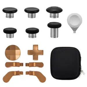 Metal Replacement Thumbsticks, Metal D-Pad Trigger Paddles Replacement Thumbstick For Xbox One Elite Series 2 Metal Paddles Thumb Button Accessories