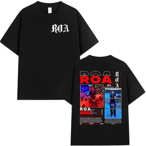 Rapper ROA Tour 2025 Album Graphic T-Shirt, Vintage Oversized Hip Hop Tee, Men’s Gothic Rock Streetwear, Fashion Cotton, Full Colors, Full Sizes, For Men, For Women