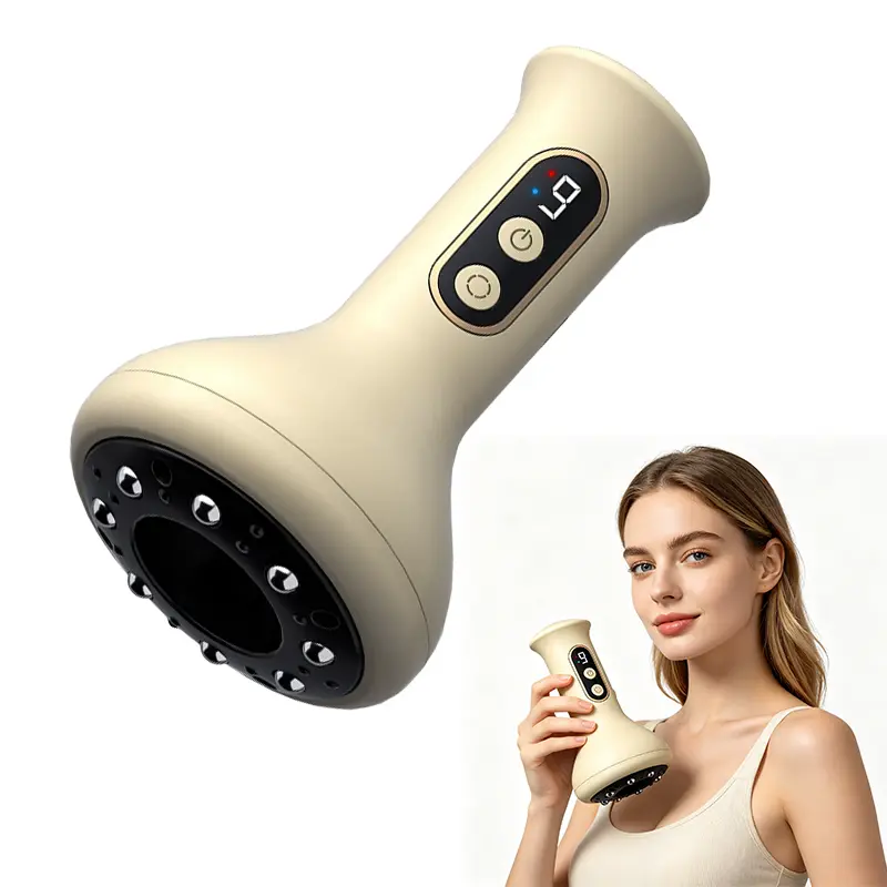 Heating cupping device and scraping tool, electric back massager with red light heating function, 12-speed suction adjustment, gifts for women, gifts for girls, dorm essentials, body massager.