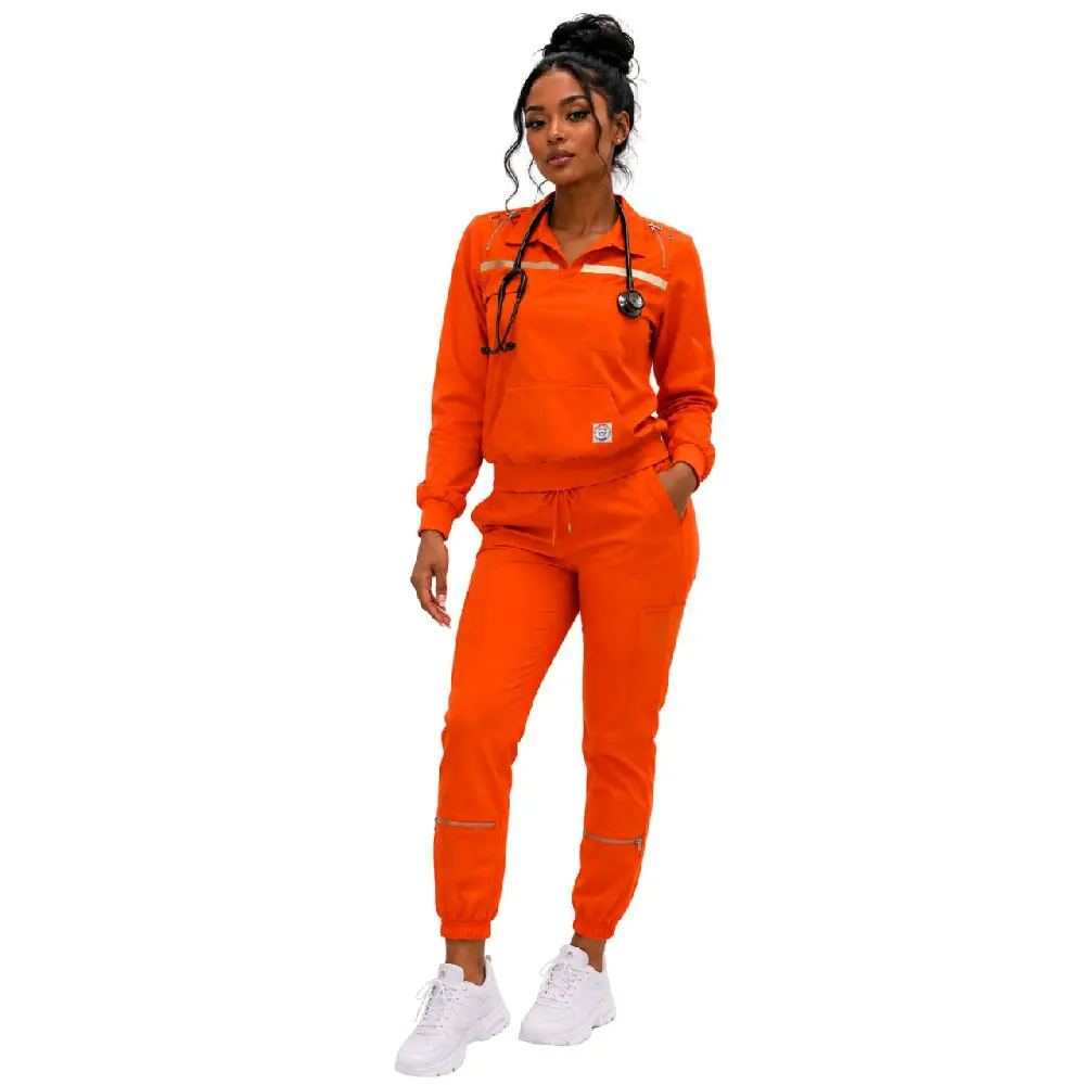 Heart Align Essential Fashion Jogger Scrub Set – Lightweight, Breathable, Modern Uniforms Workwear Womenswear
