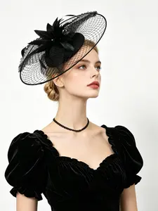 1PC Fascinator hats for women With Mesh- 2026 Tea Party Hat Derby Pillbox Hat for Women,Suit for Kentucky Party Styling Accessory, Costume Headpiece