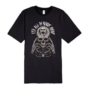 Men's All in Your Head Tee - Soft Cotton Jersey T-shirtCAI KJ
