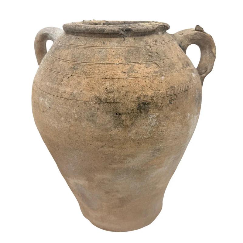 Antique Moroccan Terracotta Coastal Olive Jar