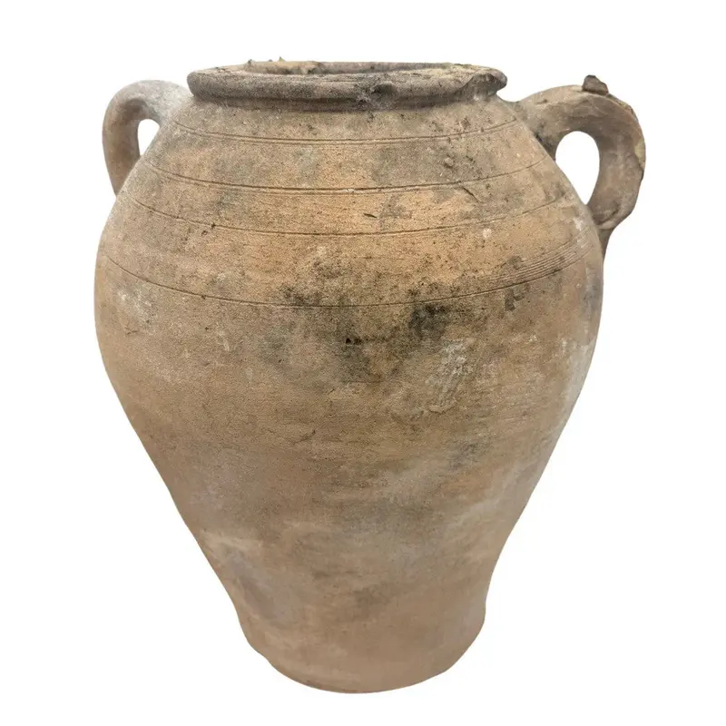 Antique Moroccan Terracotta Coastal Olive Jar