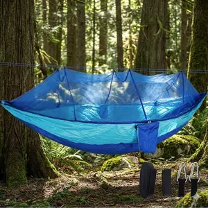 Ultralight Portable 2-Person Hammock, Perfect for Camping, Backyard, and Travel. Quick-Dry, Breathable, and Anti-Roll Design for Safe Outdoor Relaxation. Great for Backpacking, Patio, and Afternoon Naps.