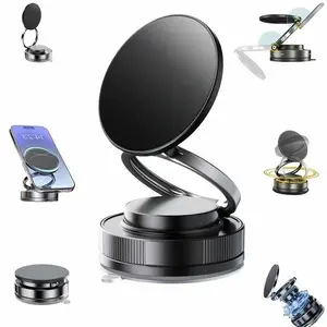 2026 New Multi-Vacuum Magnetic Phone Stand, Foldable Adjustable Rotatable, Multifunctional Vacuum Adsorption Car Mount, Car Phone Holder