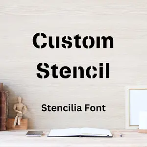 Custom Stencil Reusable Mylar Plastic Custom Stencil Reusable Mylar Plastic