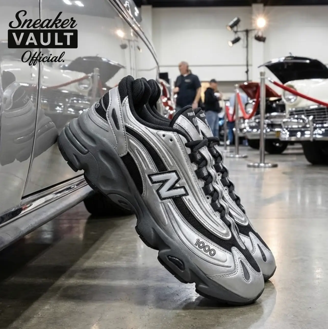New Balance Black and Silver Running Sneakers New Balance 1906R Grade School Running Shoes Silver Metallic  main image 3