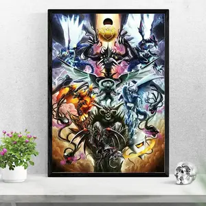 Legendary Monsters Collection, Yu-Gi-Oh!, Anime Poster, Home Decor, Wall Art