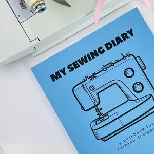 NEW! MENSWEAR My Sewing Diary: A Notebook for Fashion Designers - 150 Pages, Softcover, 8.5 x 11 inches, Planner, Sketchbook, Journal with Mood Boards & Project Spreads for Sewists
