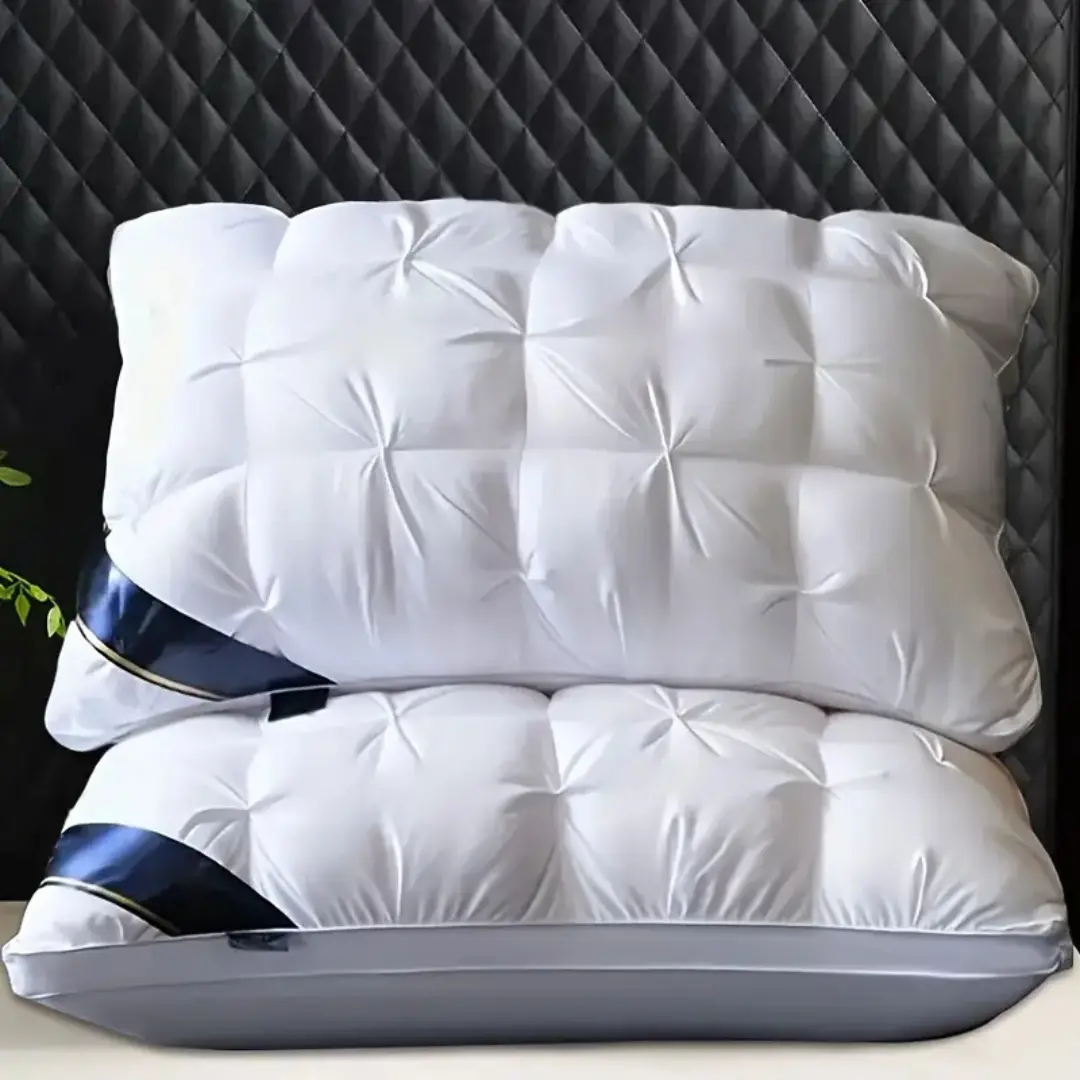 Luxury Hotel Quality Pillow, 19x29 Inches-Bed Pillows For Sleeping, Premium Soft Down Alternative Fill, Suitable For Back, Stomach Or Side Sleepers,