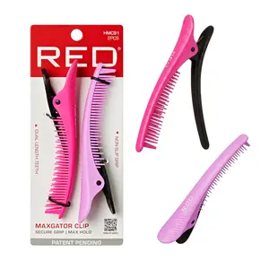 RED by KISS Maxgator Hair Clips for Styling Thick Hair – 2 Pack