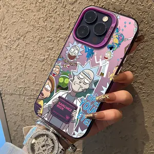 Funny cartoon Ricks and Mortys Phone Case Suitable for iPhone 17 16e 16 15 14 13 12 11 Mini Pro Max Air X XR XSMAX 8 7 Plus Anti Fall Matte Back Cover