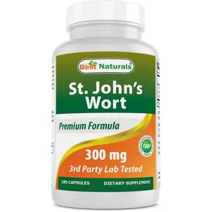 Best Naturals St. John Wort 300 mg 180 Capsules Supplement