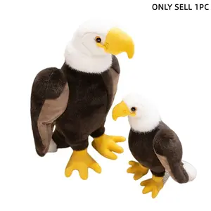 American Golden Eagle Plush Toy, Standing Spread Wings, Soft Natural Atmosphere Decor, Multi-Sizes Parent-Child Doll, Gift for Kids
