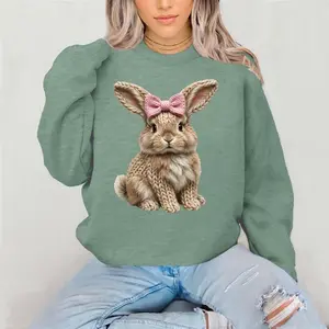 Lola The Brown Furry Faux Yarn Bunny