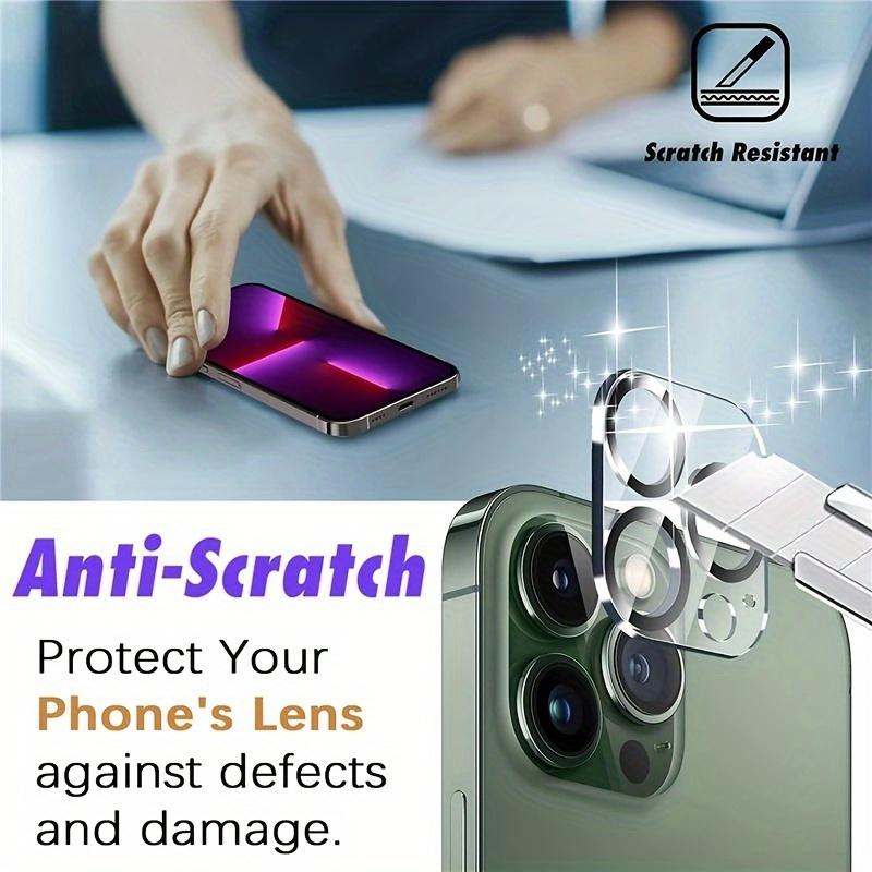2pcs iPhone Camera Lens Protector Tempered Glass Protector Lens Cover for iPhone 14 13 12 11 Pro Max XR XS - Scratch-Resistant, for Camera lens (Compatible with Smartphones)