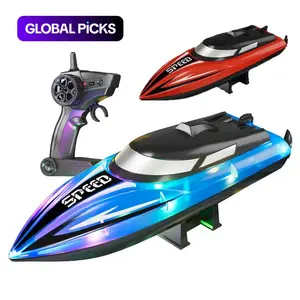 Remote Control Boat, RC Boat, High-Speed Water Toy, Remote Control Speedboat Toy, Boy Gifts, Pool Toy for Swimming Bath Lake Ocean, Outdoor Play, Christmas Gifts #GLOBAL PICKS