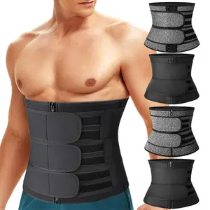 CATTIBOR Men and Women Zipper Adjustable Sweat Waist Trainer Cincher,Men Sport Gridle Belt Tummy Control Waist Cincher,Men Sauna Neoprene Workout Corset ,Men & Women GYM Fitness Shapewear Sport Belt,Men Summer Wear for Daily Life